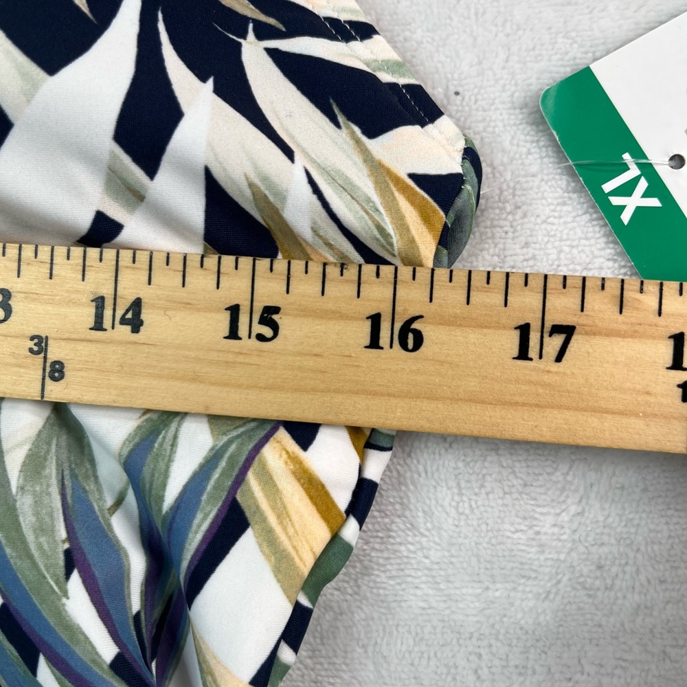 NWT HURLEY XL Womens Swim 1-Piece Tropical Green UPF 50+ - Picture 4 of 13